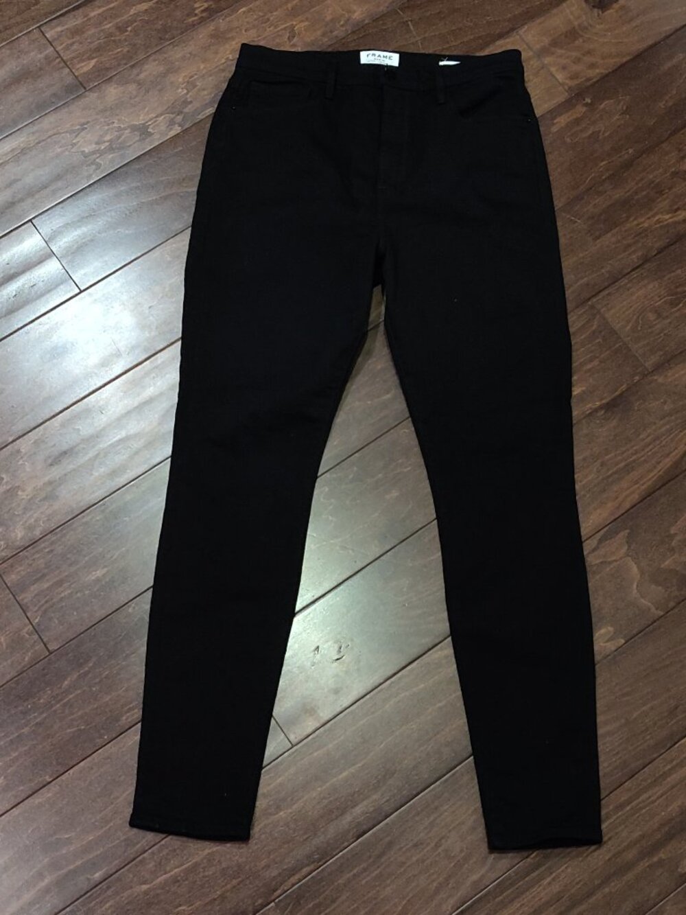 Frame Ali High Rise Skinny Black Jeans SIZE 31